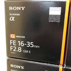 Sony FE 16-35mm f/2.8 GM II Lens (Sony E)