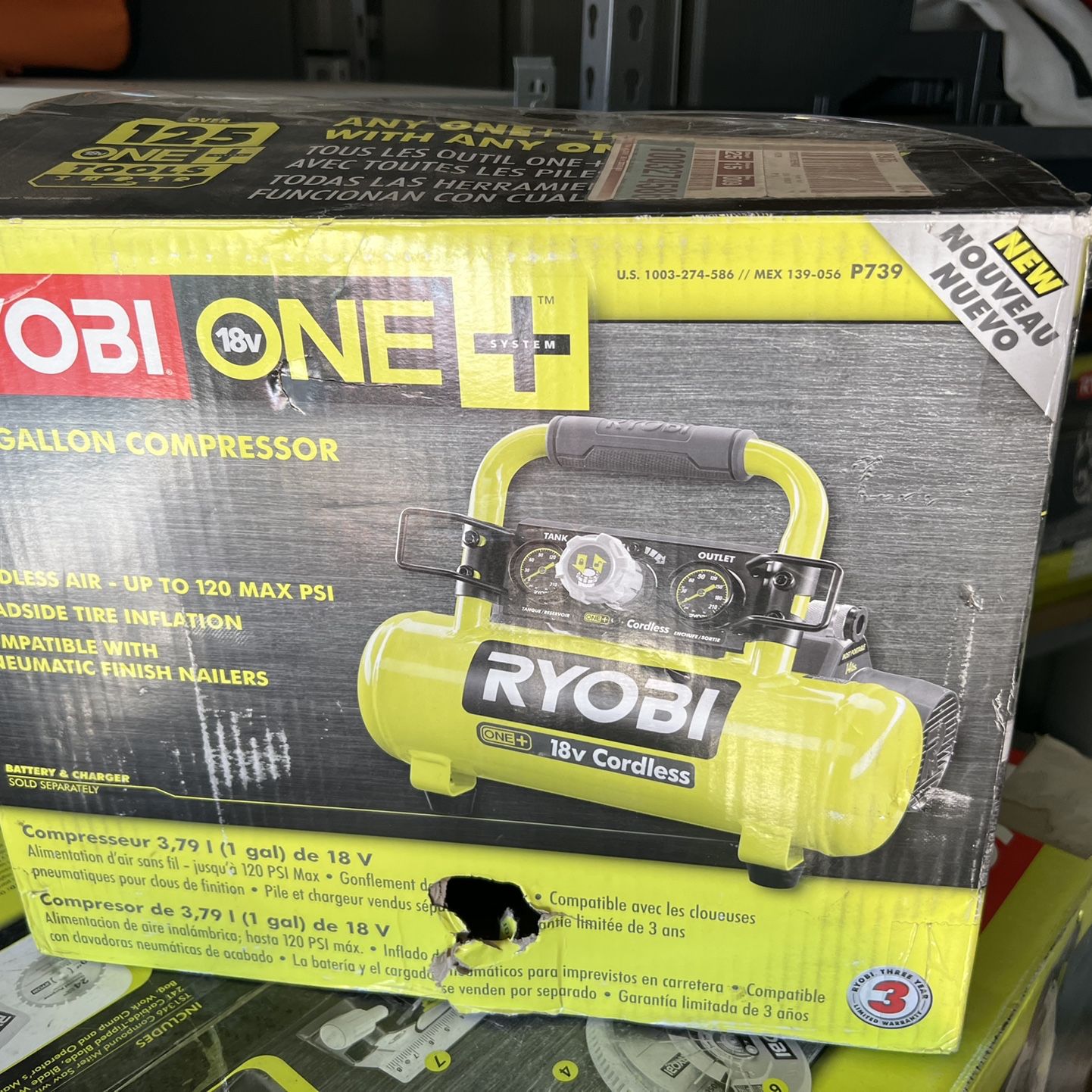 RYOBI ONE 18V Cordless 1 Gal. Portable Air Compressor Tool Only for Sale in La Habra Heights CA OfferUp