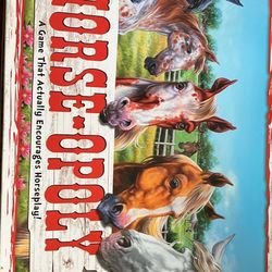 Horse Monopoly Horse-Opoly Board Game by Late For The Sky Complete