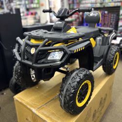🏎24V ATV for kids with Rubber Tires | Leather Seat | Remote Control | 4X4| 🏎
