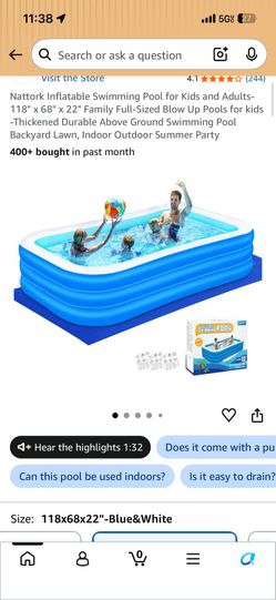 Family pool water pool
