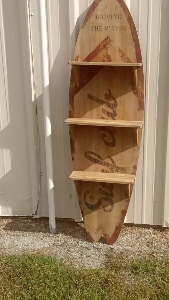 Awesome New Designer Surfboard Wall Shelf High Quality Masterpiece Very Detailed High Quality