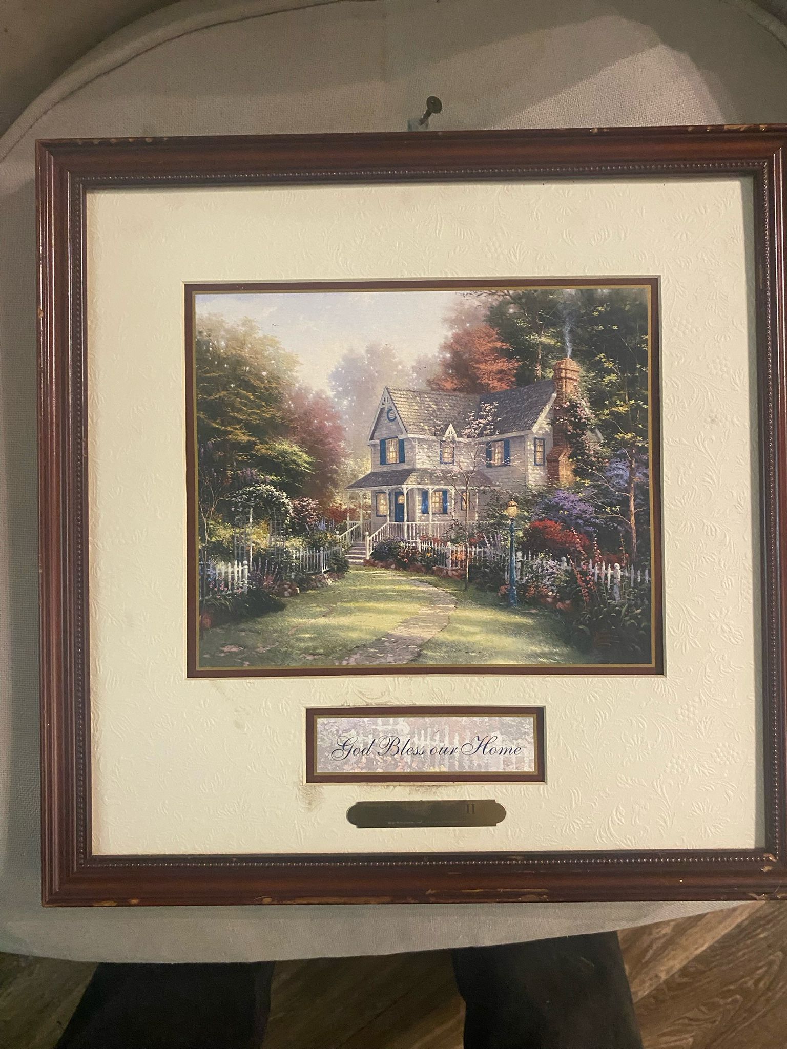 Thomas Kinkade 14x12 Framed Authenticated Print With COA
