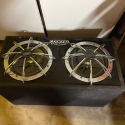 Kicker 10” Subwoofers.
