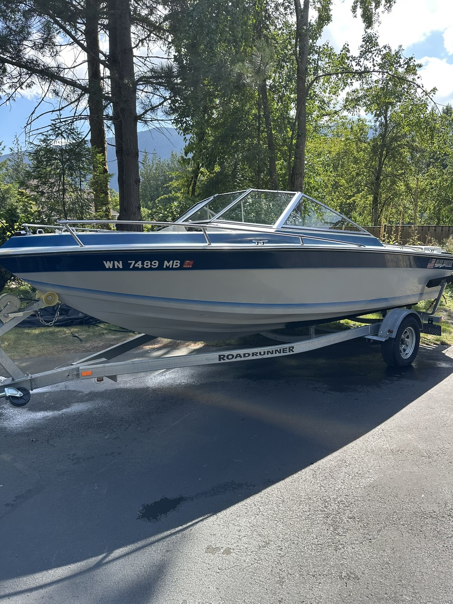 1991 Bluewater Eagle open bow