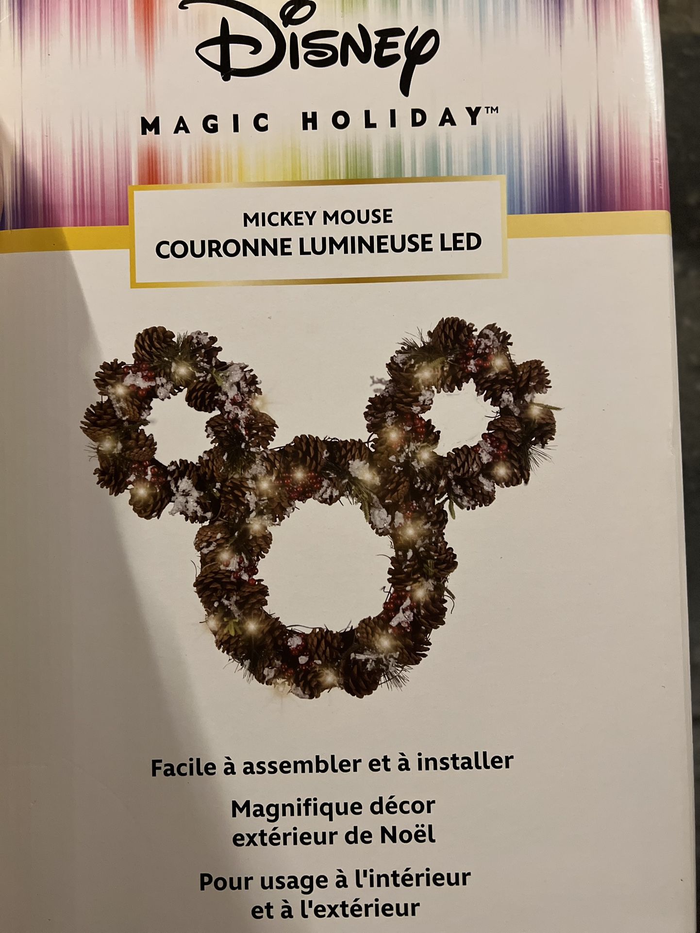 Mickey Mouse Christmas Wreath