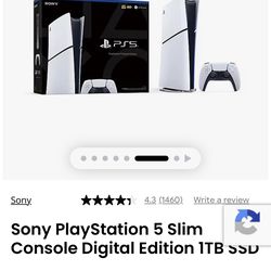 Sealed PS5 Slim 1 TB