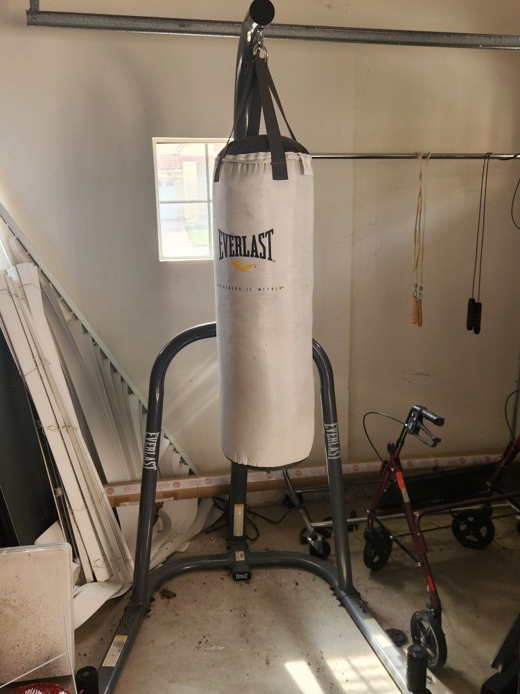 Everlast Punching Bag And Stand