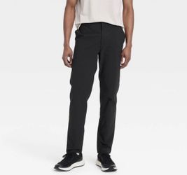 Men Heavy Twill Pants - All In Motion black 32x30