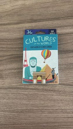Cultures of the World Flash Cards-Free