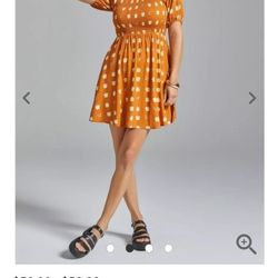 Sanrio Pompompurin New Allover Print Smock Dress size ** M **- BoxLunch $35