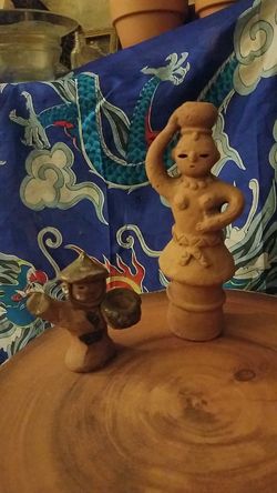 Chinese clay figures