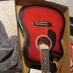 Red Guitar Astherper 