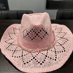 Pink Cowgirl Hat 