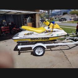99 SEADOO GSXRFI 800CC FUEL INJECTED RUNNING CONDITION CURRENT TAGS JUST REDUCED 500!!NO TRAILER