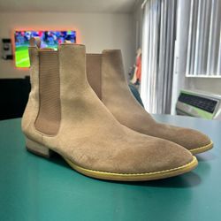SUEDE CHELSEA BOOTS SIZE 11-12 MEN