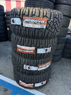 ‼️🚨vendo set de llantas Lt 33x12.50 20 arroyo R/T tires