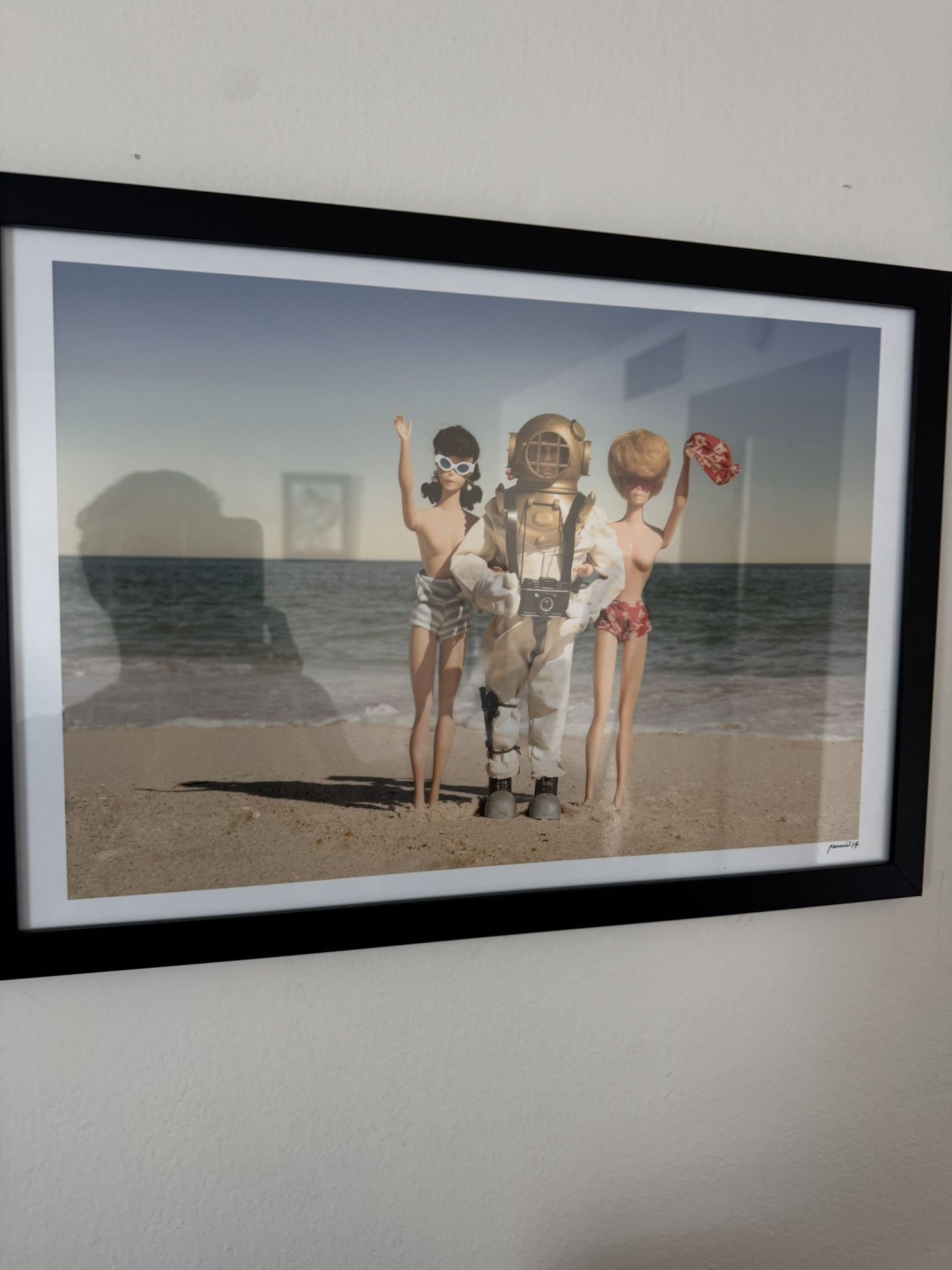 Vintage Barbie Art - framed