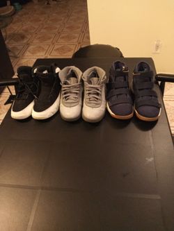 LeBron James, N 2 Pairs Of Jordans Size 1 