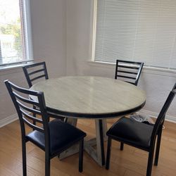 TABLE WITH CHAIRS