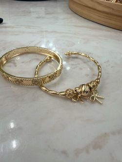 Xuping Gold-Tone Bangles each $15