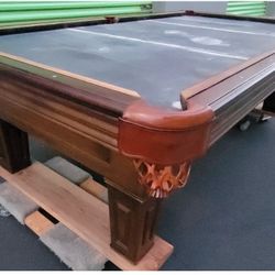 Pool Table 9ft ( Free Delivery & Set Up & New Color Felt Of Your Choice