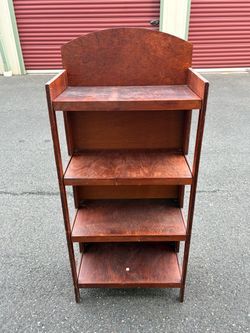 Vintage Wood 4-Tier Bakery Shelf