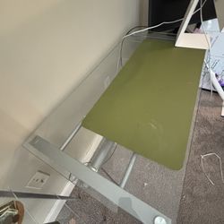 Glass desk