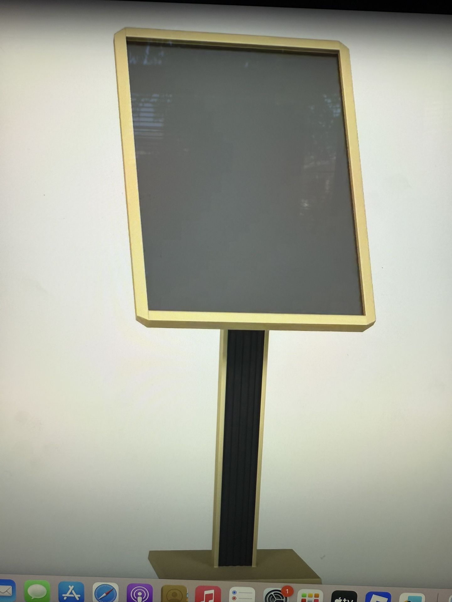 Floor Stand Sign Holder Poster Stand 20" x 28" GOLD 