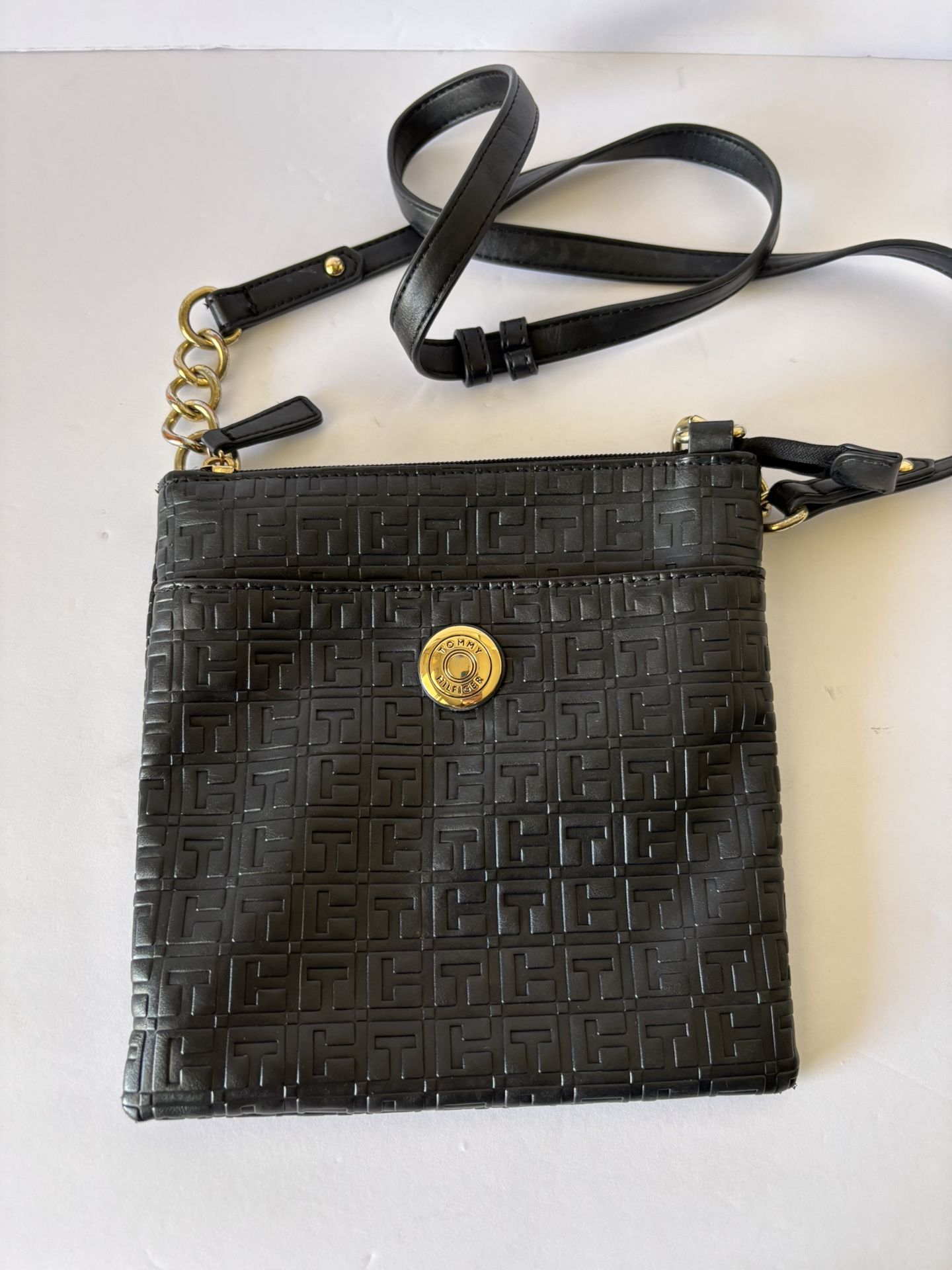 Tommy Hilfiger Black Logo Crossbody Bag