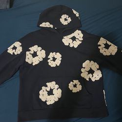 Denim Tears Hoodie Blue Navy 