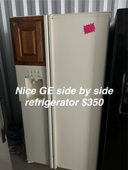 Nice GE side by side refrigerator