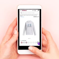 Under Armour Rival Fleece Big Logo Print Hoodie