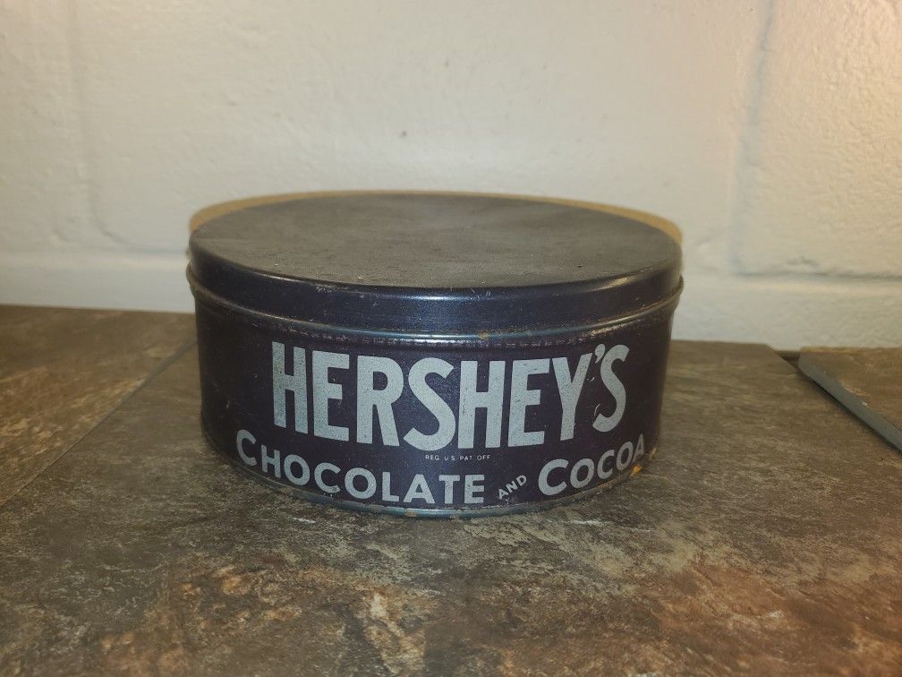 Older Hersheys Collectible Chocolate And Cocoa Tin