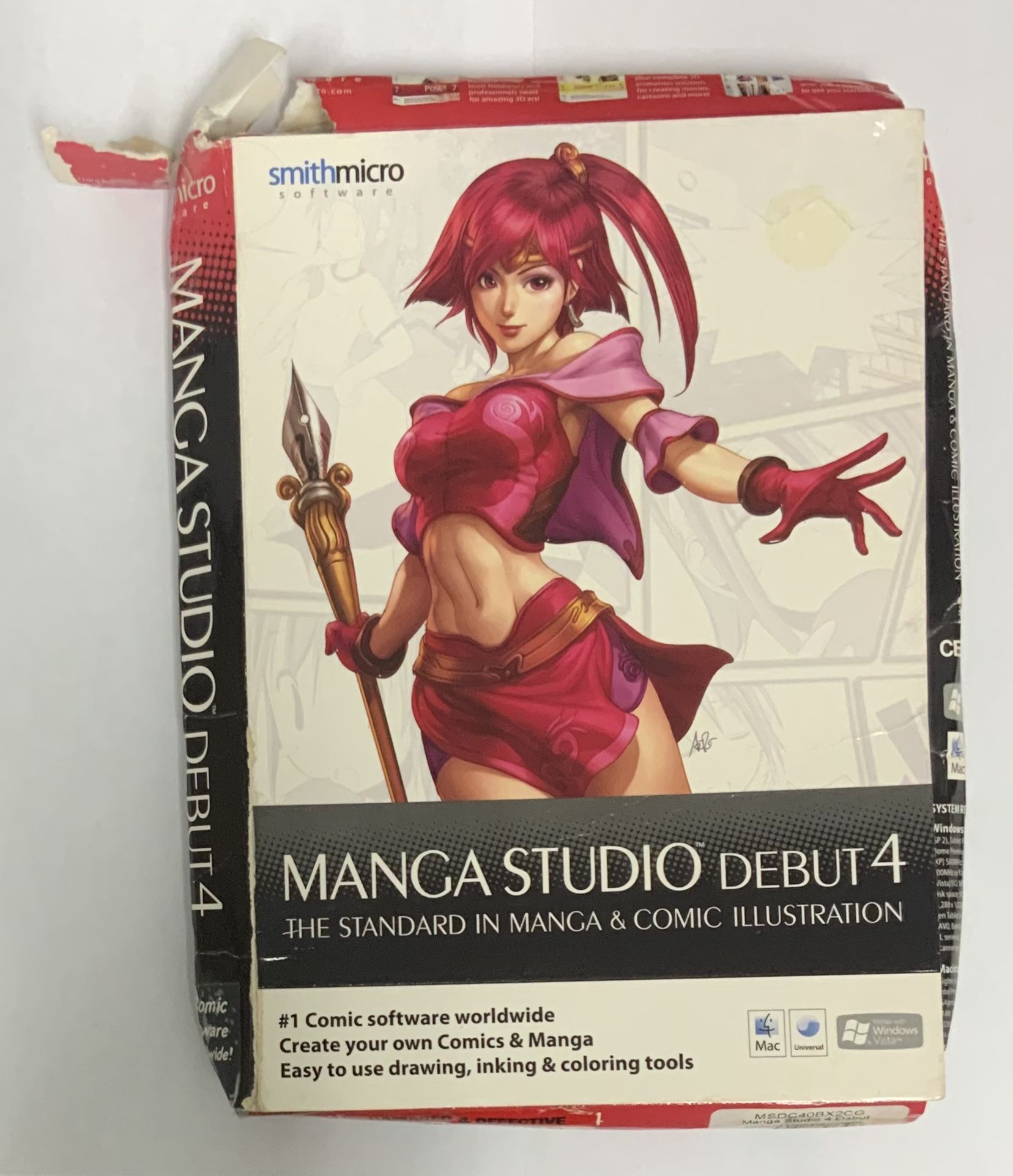 Manga Studio Debut 4 Standard Manga Comic Illustration Software Windows Smith