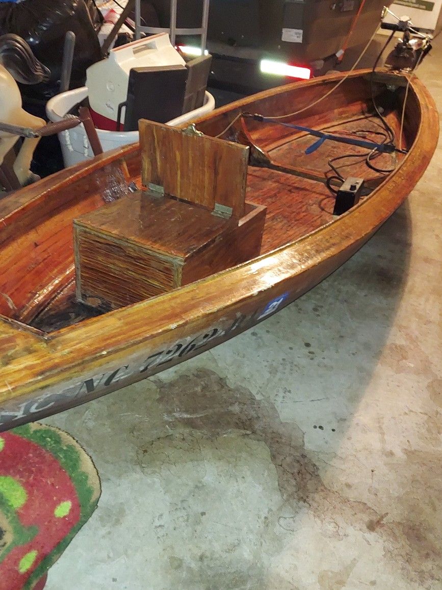 1986 Lanier one man cedar plank boat one man creek boat for Sale in