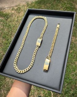 14K Gold filled chain and bracelet sets