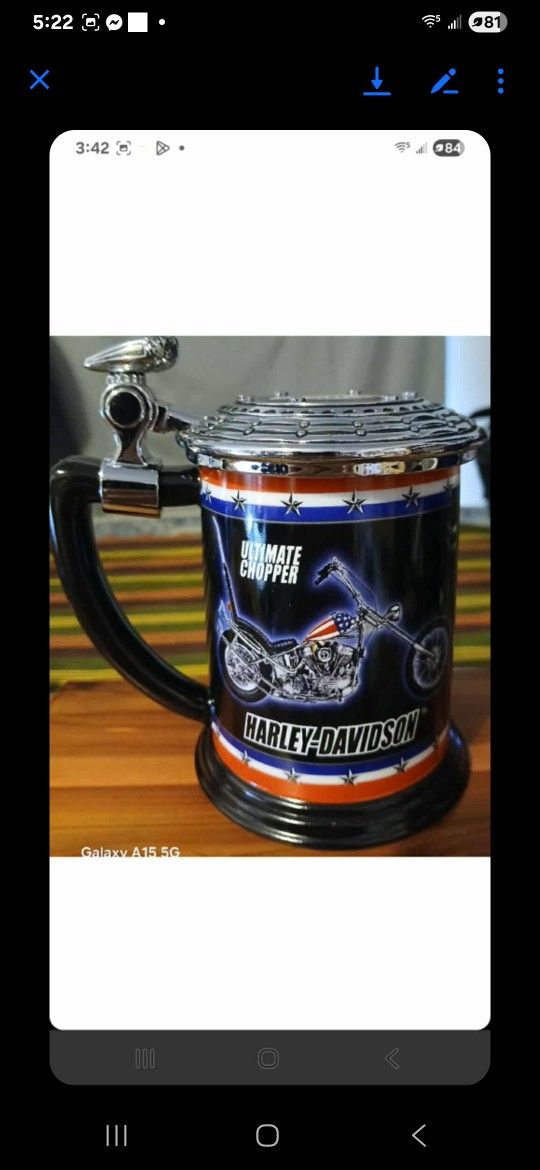 Harley Davidson Collectors Mugs - 3 - Total - $10.00 - Each