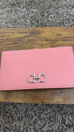 Ferragamo Long Wallet Gancini Pink