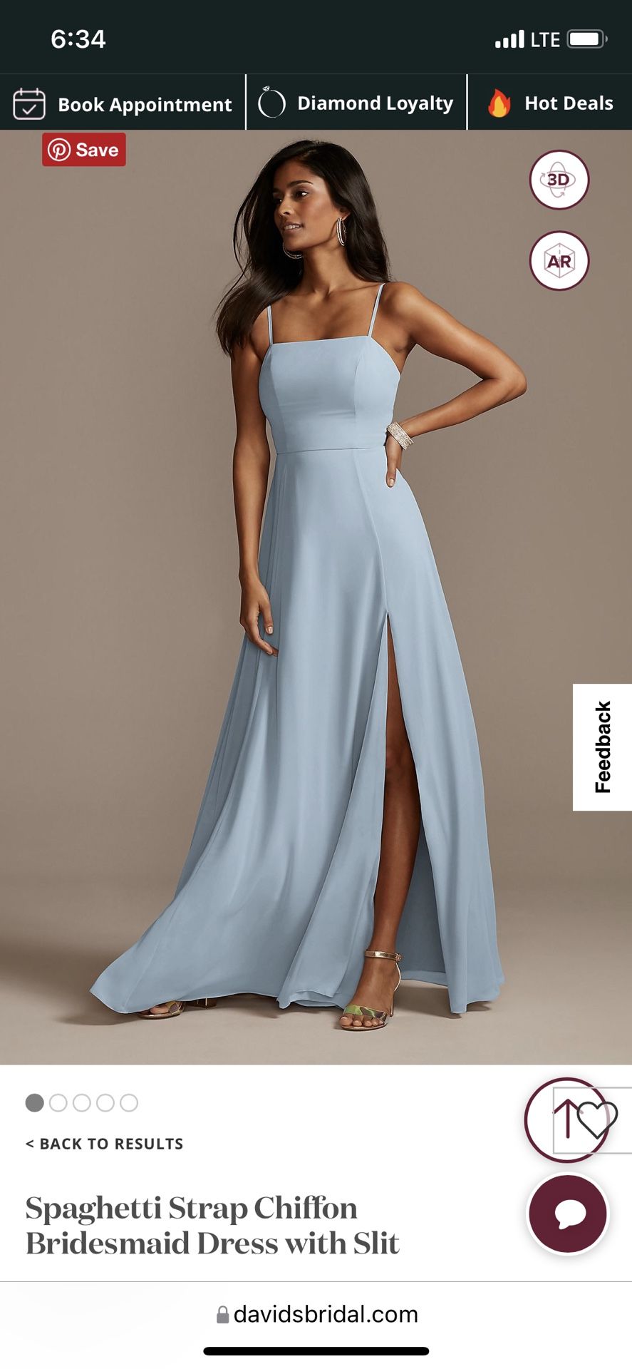 Dusty Blue Dress