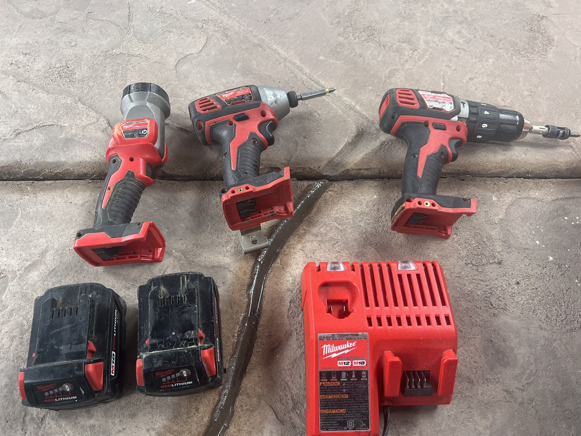 Milwaukee Charger And Drills