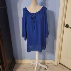 New Directions Large Womens Blouse 