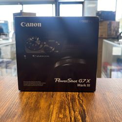Canon G7X Mark III