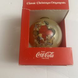 Coca Cola  Santa classic Christmas Ornament