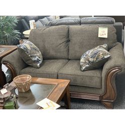 Brown Couch And Sofa