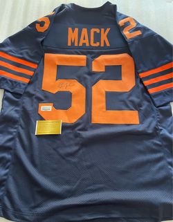 Khalil Mack Signed Autographed Chicago Bears Custom Black Jersey With COA