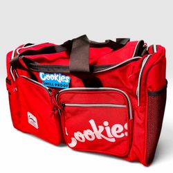 Cookies SF Heritage Smell Proof Duffle Bag Red NWT