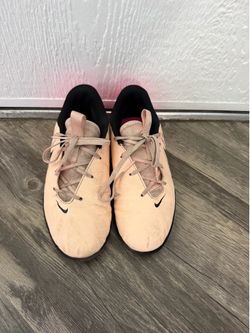 Nike Soccer Turf Shoes Pink Black