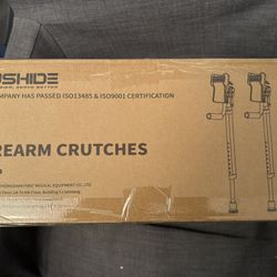 Forearm Crutches Never Opened