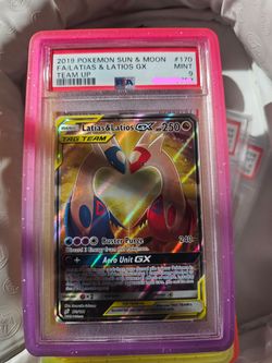 2019 Latias & Latios GX team up PSA 9 Pokémon